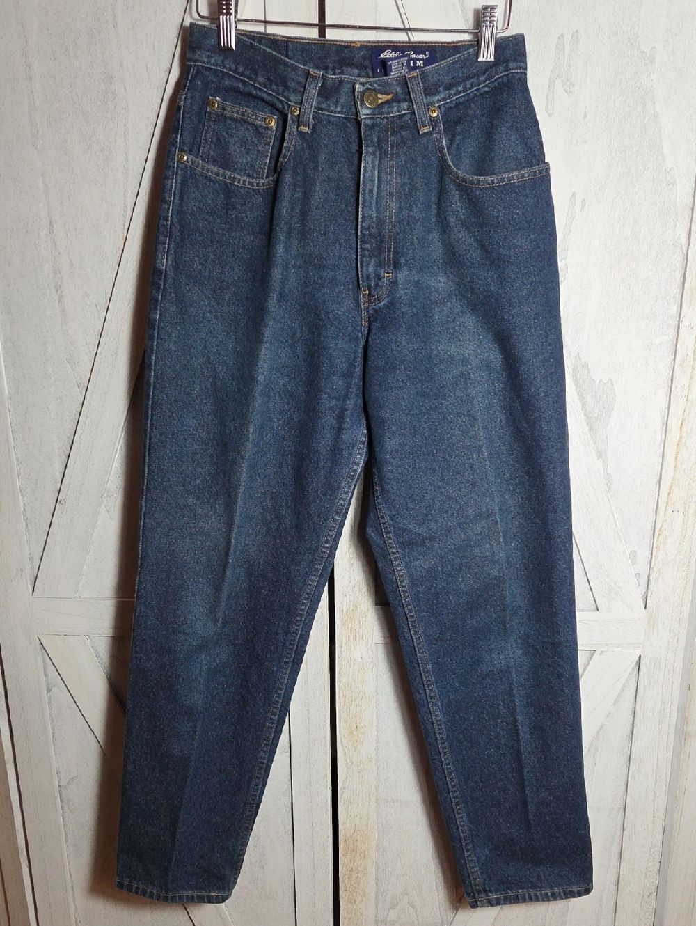 Eddie Bauer 100% Cotton Vintage Straight Leg Jeans Size 8P